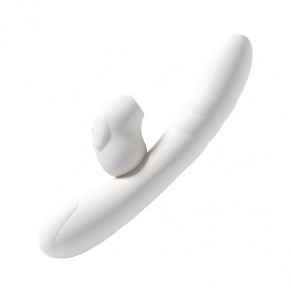 MizzZee - Bunny Detachable Thrusting Sucking Heating Vibrator Wand (Smart APP Model - Chargeable)